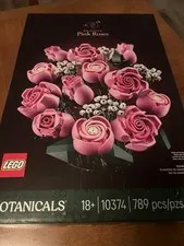 LEGO Botanicals Bouquet of Pink Roses Artificial Flowers 10374 Building Toy Set