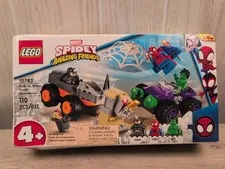 LEGO Spider-Man: Hulk vs. Rhino Truck Showdown (10782)