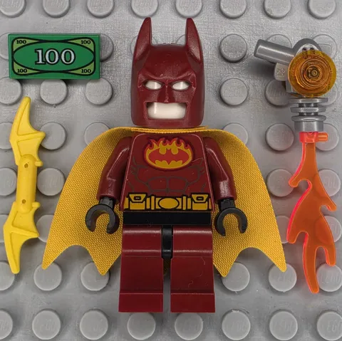 Lego DC Super Heroes Minifigure SH0449 Batman Firestarter Batsuit