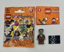 LEGO 8804 Minifigure Series 4 #7 The Monster w/ Wrapper + Checklist 2011 New!