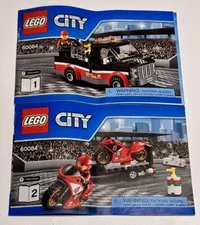 LEGO INSTRUCTION MANUALS, City, Racing Bike Transporter, 84 Pages, No. 60084
