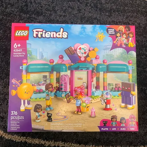 LEGO Friends: Heartlake City Candy Store (42649) Ages 6+.  376 Pieces New In Box
