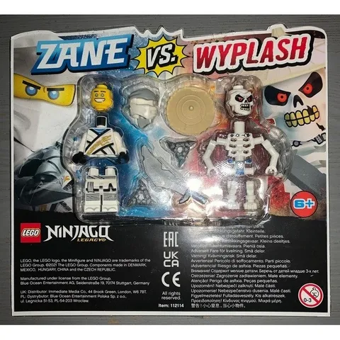 Lego Ninjago Legacy Zane vs. Wyplash blister pack 112114