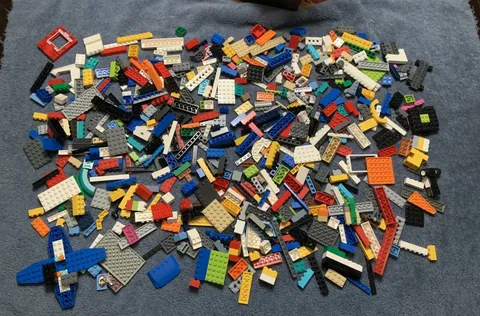 Large Mixed Bag Of LEGO Pieces 2 Pounds Plus