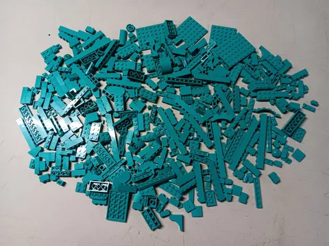 LEGO BULK LOT 500 DARK TURQUOISE BRICKS PLATES TILES & SPECIALTY PIECES
