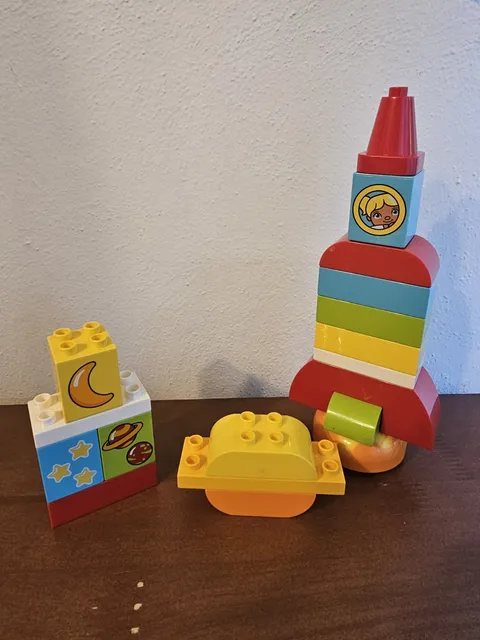 Retired 2016 LEGO Duplo: My First Rocket 10815 -Complete without Box or Manual