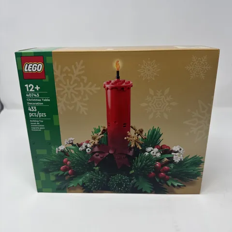 Lego 40743 Christmas Table Decoration Candle Brand New