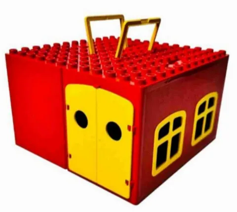 VINTAGE LEGO DUPLO FARM SET WITH PLAYBOX 1980'S RETIRED COLLECTIBLE EXCELLENT 58