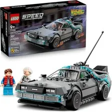 LEGO Speed Champions Back to the Future Time Machine Car Set 77256 Ages 9+