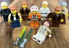 LEGO Lot of 8 Iconic Star Wars Classic and Retired Figures - Rare LEGO Star Wars