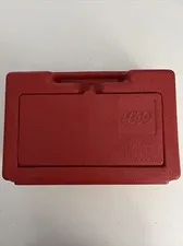 Red LEGO Hard Plastic Carrying Storage Case / Box / Container - Vintage 1982