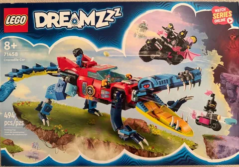 LEGO 71458 Dreamzzz: Crocodile Car - Retired - Brand New in Sealed Box