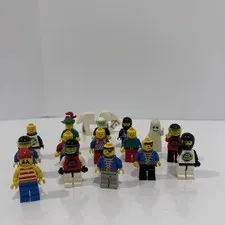 LEGO Vintage Minifigure Lot 1990s Space Castle M:Tron Ghost Knights Forestman