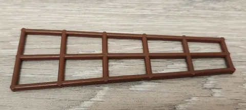 Lego 6057 Old Brown Ship Boat Mast Rigging Short 16 x 5 Replacement Piece Part