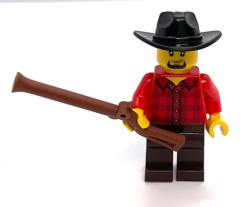 Lego Cowboy Minifigure - Ranch Hand  - Western Frontier