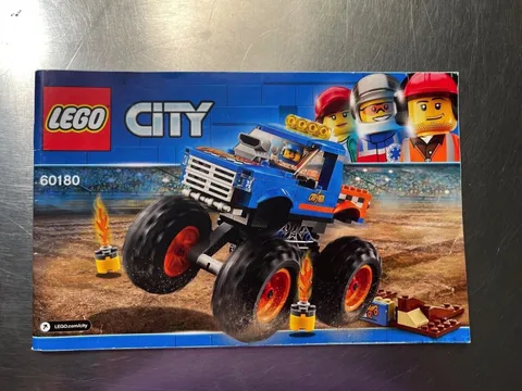 2018 LEGO 60180 Manual Booklet Used Condition
