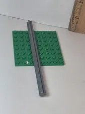 LEGO Train 3228c -Track Rail Straight 16L (no slots/tapered ends) Dark Blu Grey