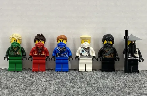 Lego Ninjago Rebooted Kai Zane Cole Jay Lloyd Sensei Wu Authentic Minifigure Lot