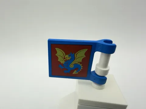 LEGO Castle Knights' Kingdom Part 2335px9 Blue Dragon Flag Banner - 1pc