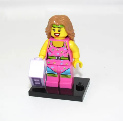 Lego Fitness Instructor Minifigure Collectible Series 5 Aerobic Complete