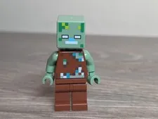 Lego Minecraft Minifigure Drowned Zombie