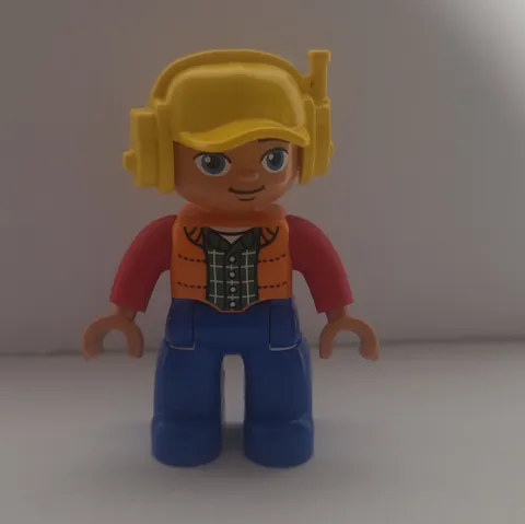 Lego: Duplo- Big Construction Site 10813- Replacement Construction Worker Figure