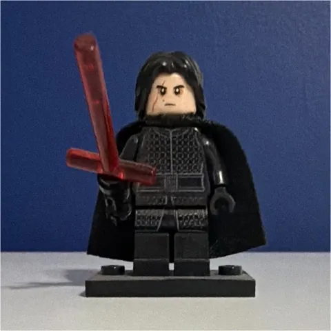 LEGO Star Wars Minifigure Kylo Ren + lightsaber