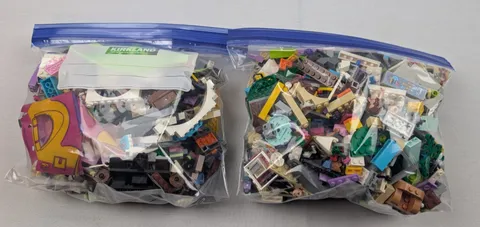 LEGO 4.5 Lb Bulk Mixed Lot Star Wars Minifig Friends Dragon Wings Pieces Bricks
