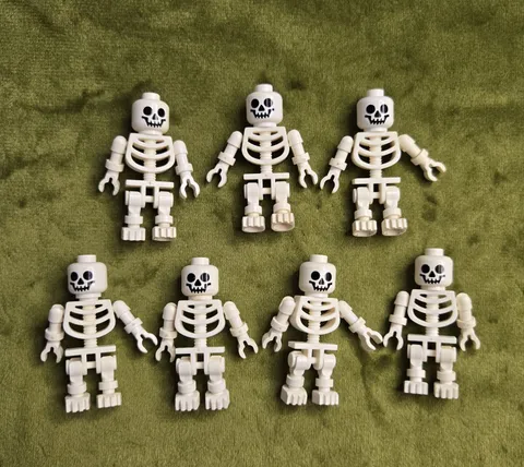 lego skeleton minifigure Authentic Vintage