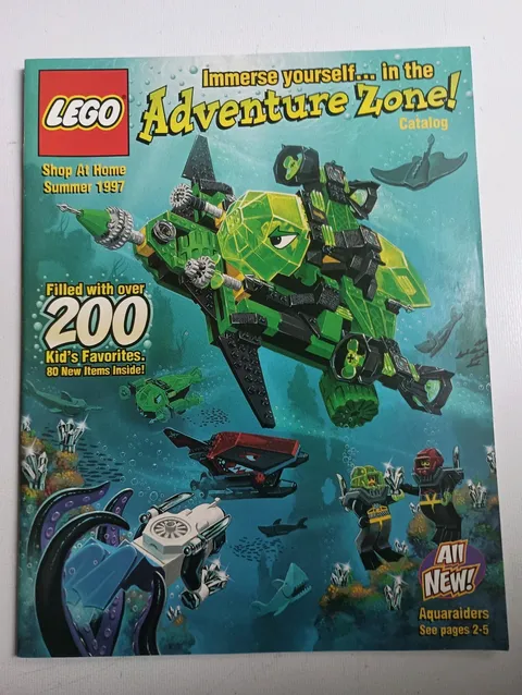 Lego Shop At Home Holiday Gift Catalog Magazine SUMMER 1997 Aquaraiders Cover