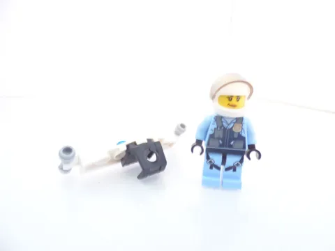 Police Officer with Jetpack LEGO Minifigure Lot City 30362