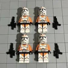 LEGO Minifigure Star Wars Clone Trooper 212th Attack Battalion Lot Of 4 H3 63