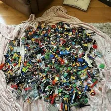 Bulk LEGO Lot - HUGE! 20 lbs. Minifigures, Cars, Unopened Bag, Some Unbranded