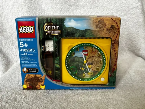 2003 Vintage LEGO 4182615 CLIC TIME Orient Expedition CLOCK NIB - RARE
