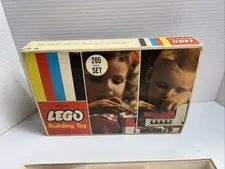 Vintage Lego Building Toy - Basic Set - #205 - with Original Box-