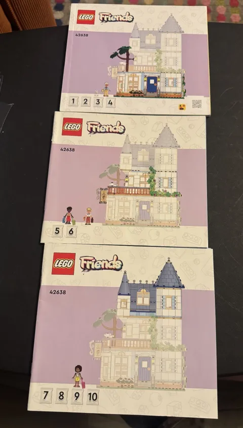 LEGO Friends Heartlake City Castle 42638 Instruction Manual Booklet