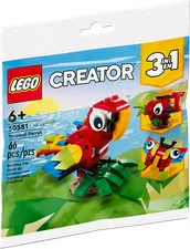 LEGO Creator 3-in-1 Tropical Parrot 30581 Building Toy New & Sealed in Bag 2022