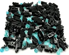 Lego New 50 New Projectile Launcher 1 x 2 Mini Blaster Shooter with 50 Triggers