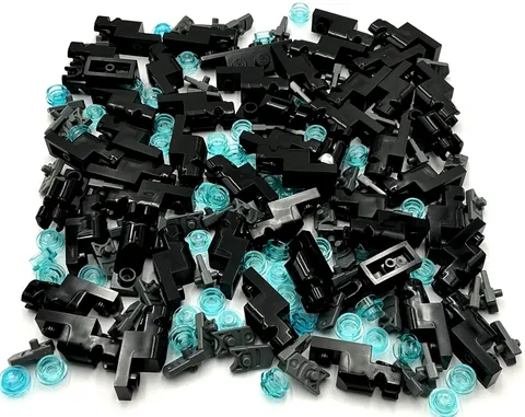 Lego New 50 New Projectile Launcher 1 x 2 Mini Blaster Shooter with 50 Triggers
