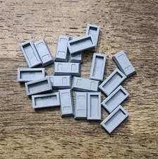 LEGO Light Bluish Gray Minifigure, Utensil Ingot / Bar. QTY 20. Part No. 99563.