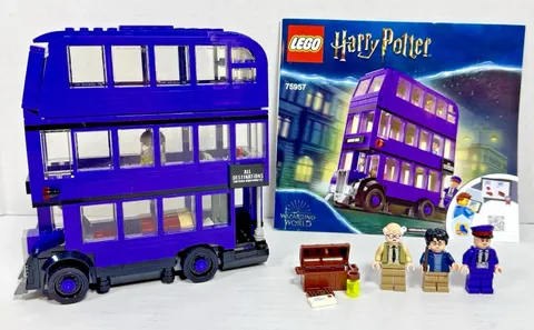 LEGO 75957 Harry Potter The Knight Bus Complete w Minifigures Instructions