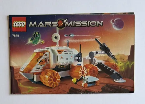 INSTRUCTION MANUAL ONLY LEGO Mars Mission Space MT-21 Mobile Mining Unit 7648