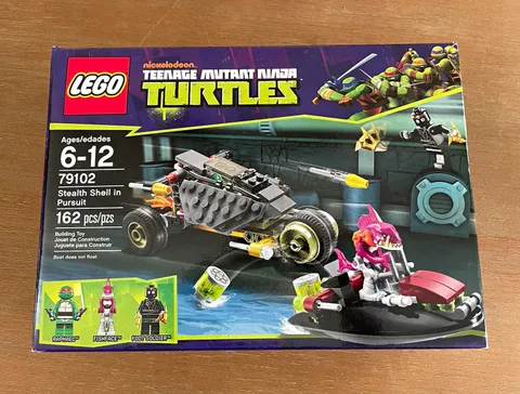 NEW LEGO TMNT Stealth Shell in Pursuit 79102 162pcs Box Ages 6-12 Complete Set