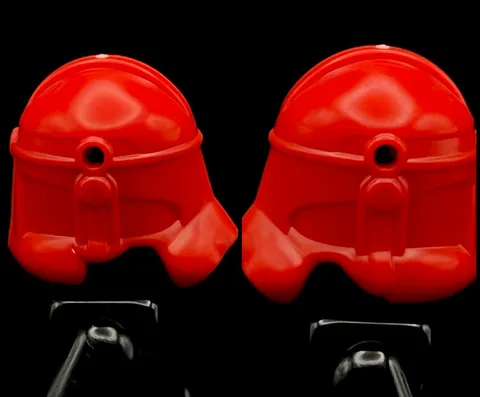 Lego Star Wars Clone Trooper Minifigure Short Shot Helmet Misprint Rare Error