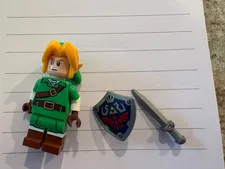 Lego The Legend of Zelda Link LOZ002 minifigure from 77093