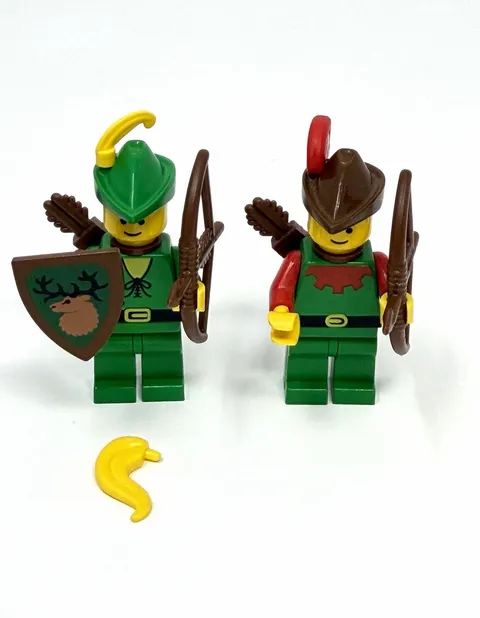 LEGO Castle Forestmen Lot of 2 Minifigures 6066 6103 6042 Vintage # 5