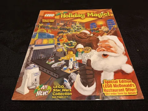 Holiday 1999 Lego Shop At Home Catalog McDonald's Star Wars Space Throw Bots 