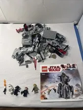 Lego 75177 First Order Heavy Scout Walker Used As-Is w/ Instructions & Mini-Figs