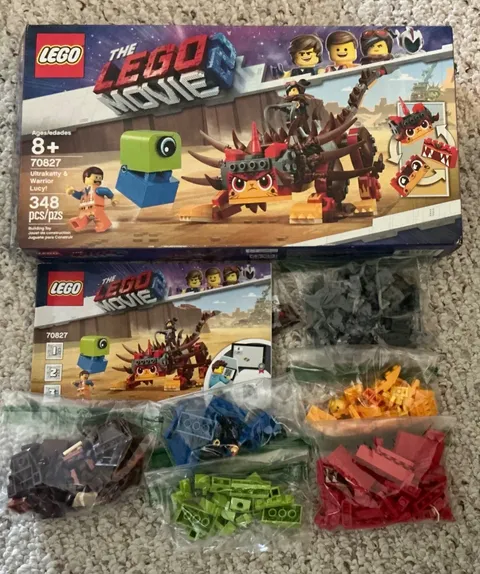LEGO The LEGO Movie 2: Ultrakatty & Warrior Lucy 70827 COMPLETE w/Box & Manual