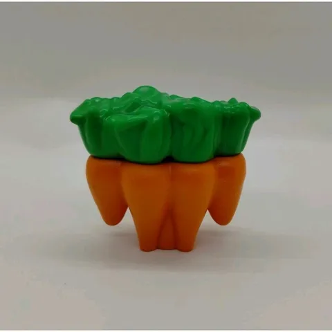 LEGO Duplo BUNCH OF CARROTS VEGETABLE Farm Food for Grocery Shop Town House #1